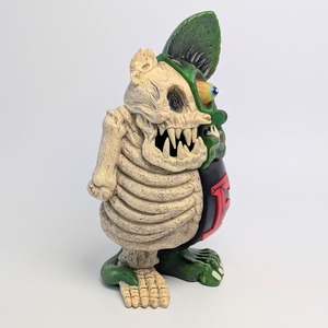 ♧再入荷！【Rat Fink ラットフィンク】 PVCフィギュア LIMITED  Half Skeleton (ハーフスケルトン)  / BLK〚アメリカン雑貨 アメトイ〛