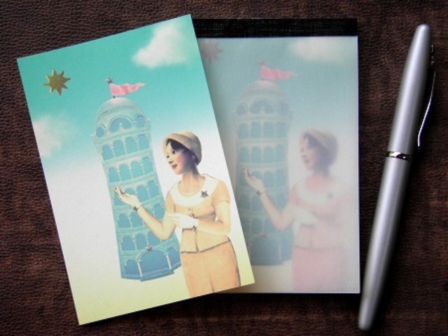 カラーメモパッド - 金星灯百貨店 夏 - 金星灯百貨店