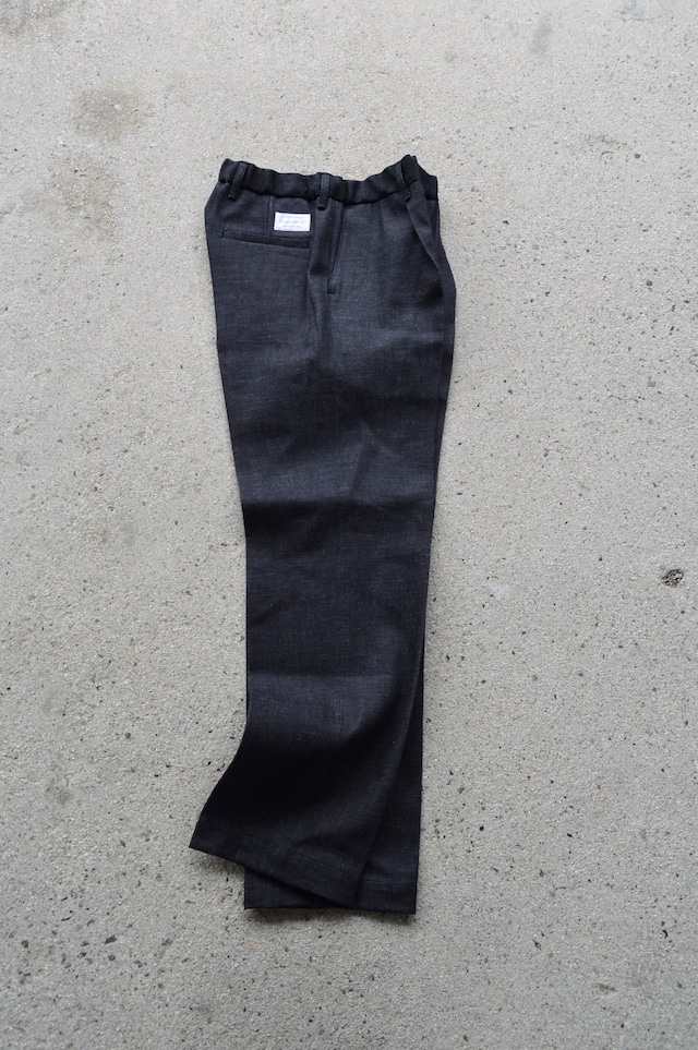 Sugar&Co 1Tuck Rigid Denim Trouser by Daddy's Pants Regular Fit From JPN Okayama Denim Slacks シュガーアンドコー デニムスラックス リジッドデニム 日本製