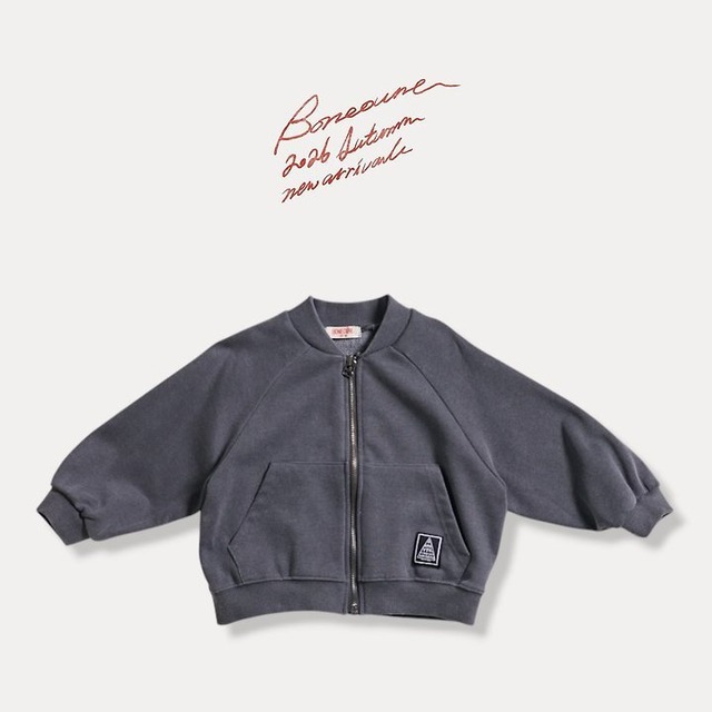 carbon pig zip-up【BONEOUNE】※10月上旬〜中旬発送予定