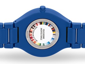 【RADO ラドー】True Thinline Les Couleurs™ Le Corbusier  Spectacula ultramarine 4320K シンライン ル・コルビュジエ（ブルー）／国内正規品 腕時計