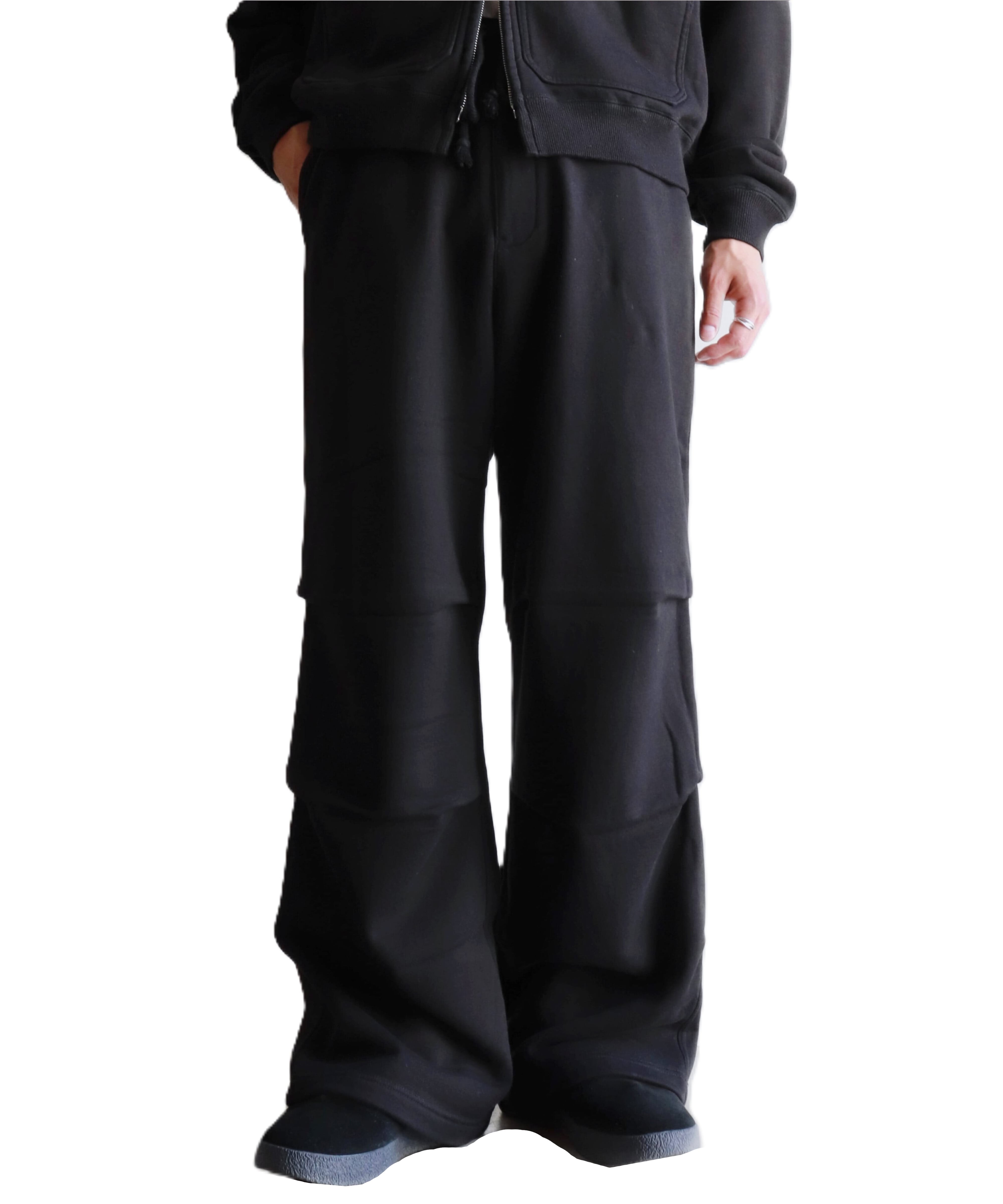 MATSUFUJI 2025aw パンツ MATSUFUJI Wide Sweat Pants CHARCOAL - Mens | rroomm onlinestore