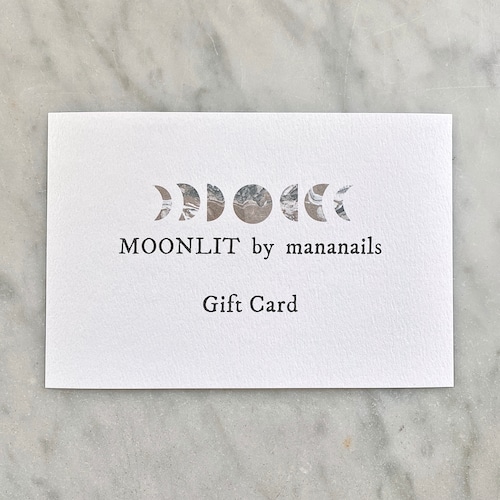 MOONLIT Gift Card (担当：manami)