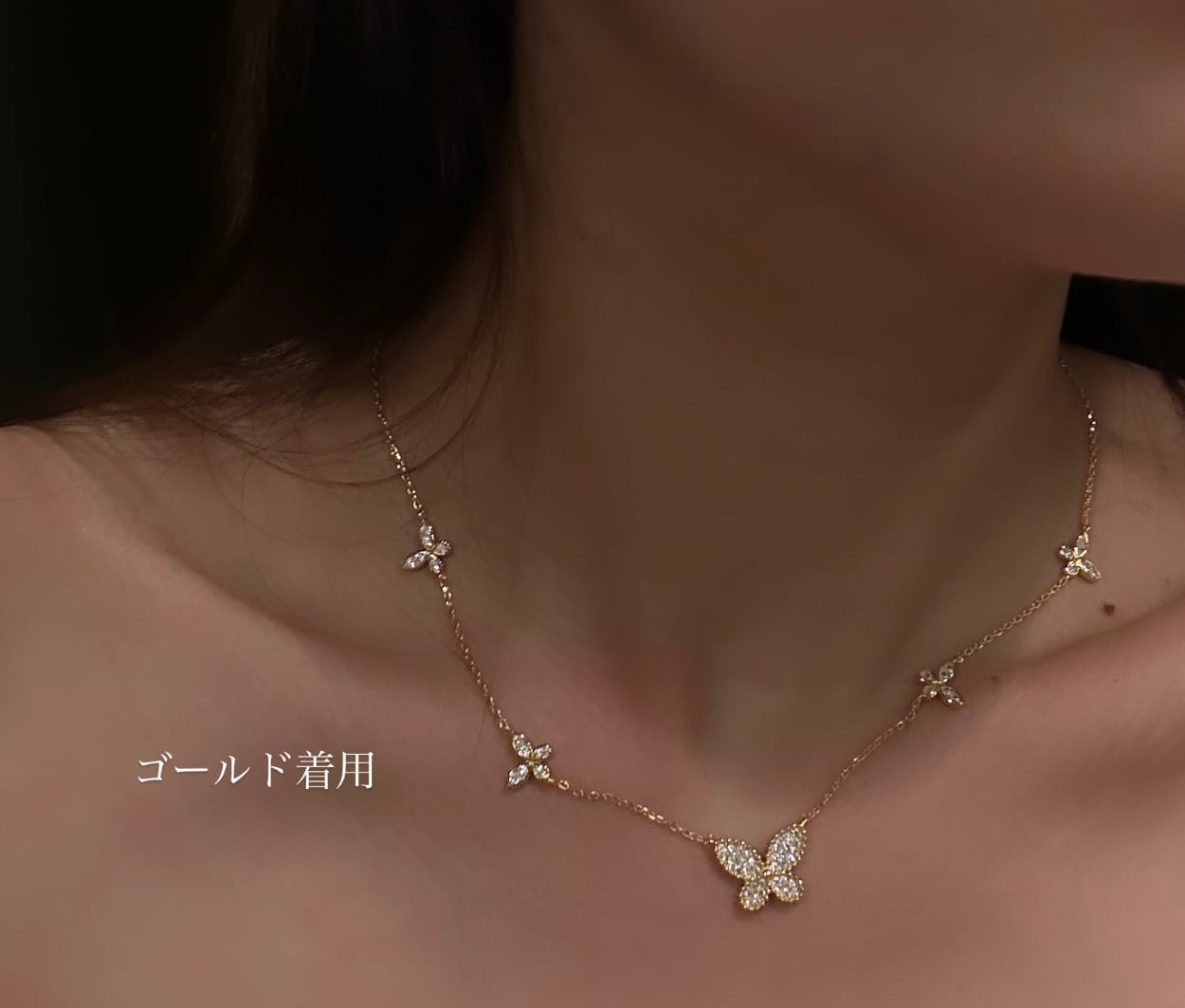 cinq butterfly necklace［194］ | SASSY ANGEL
