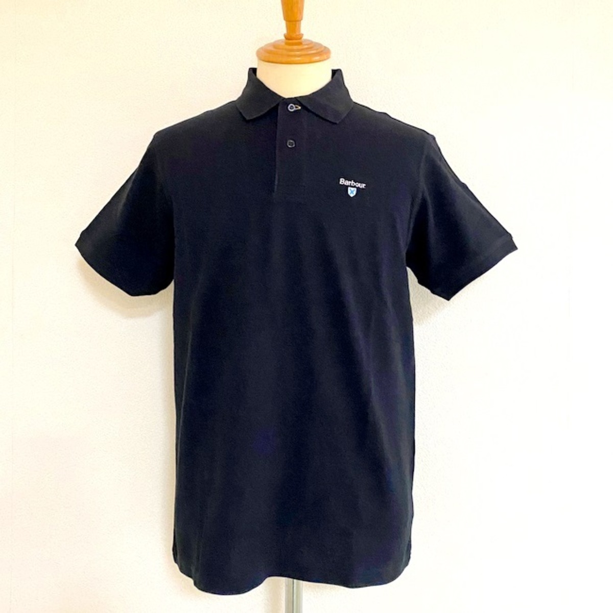 Barbour Logo Sports Polo shirt Black | 武蔵小杉のセレクトショップ 
