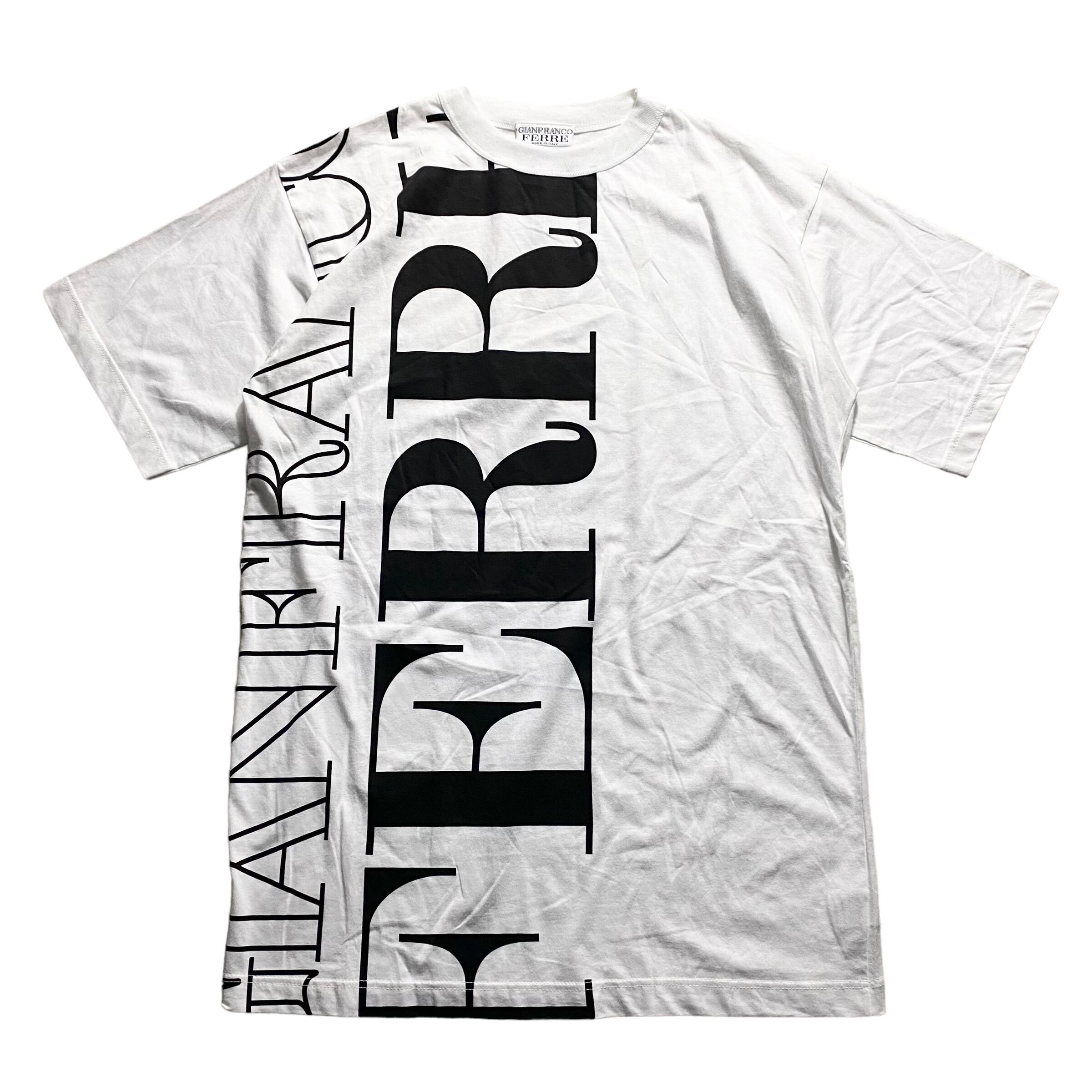 GIANFRANCO FERRE logo tee | NOIR ONLINE GIANFRANCO FERRE logo tee | NOIR ONLINE