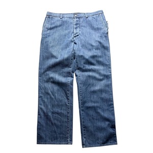 VERSACE bondage denim pants