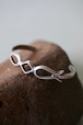 Sand Cast Diamond Crest Cuff (c. 1930 - 1940s)