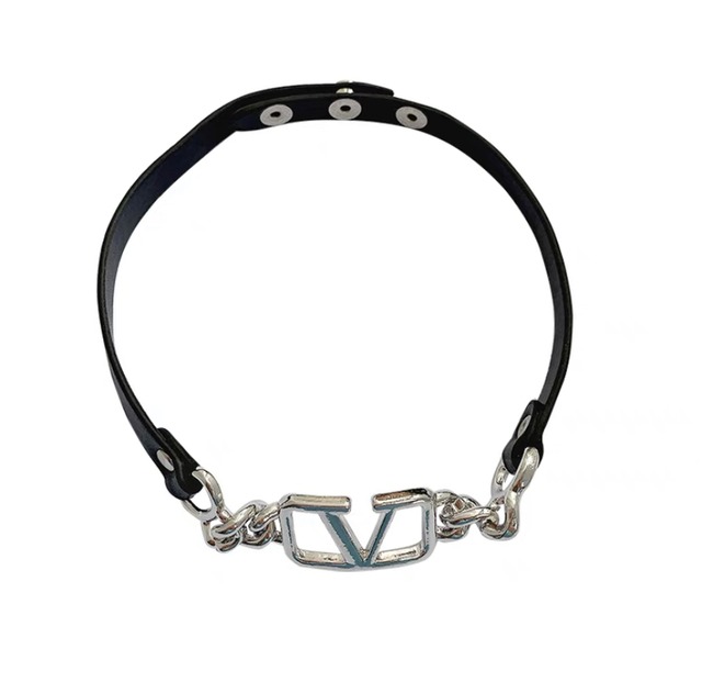 v belt choker 2color