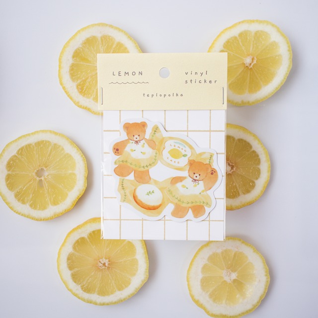 レモンケーキの仕立て屋さん ステッカー