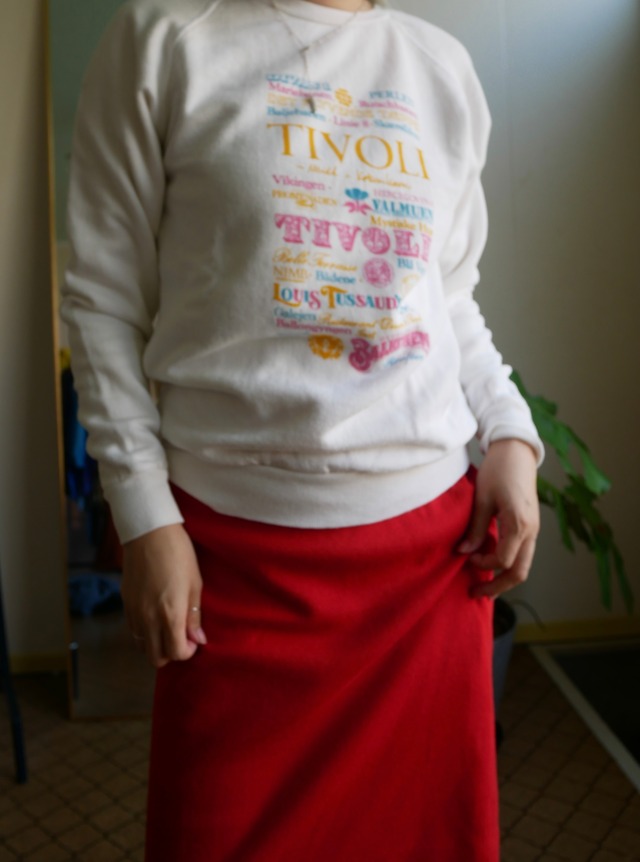 80s-90s Italy Made Wool Tight Skirt
