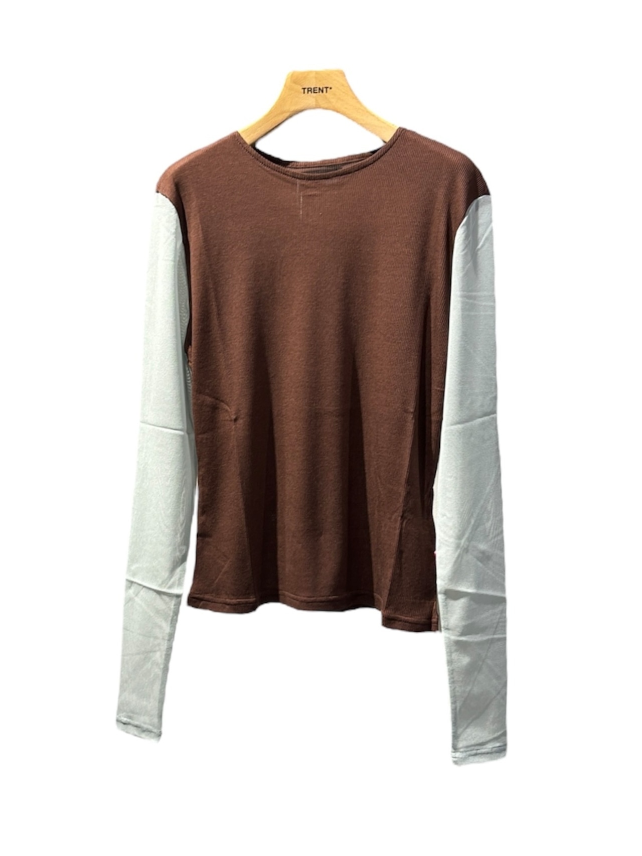 【25SS】NONTOKYO ノントーキョー / BI COLLOR SHEER C/S / バイカラーシアーカットソー - 5