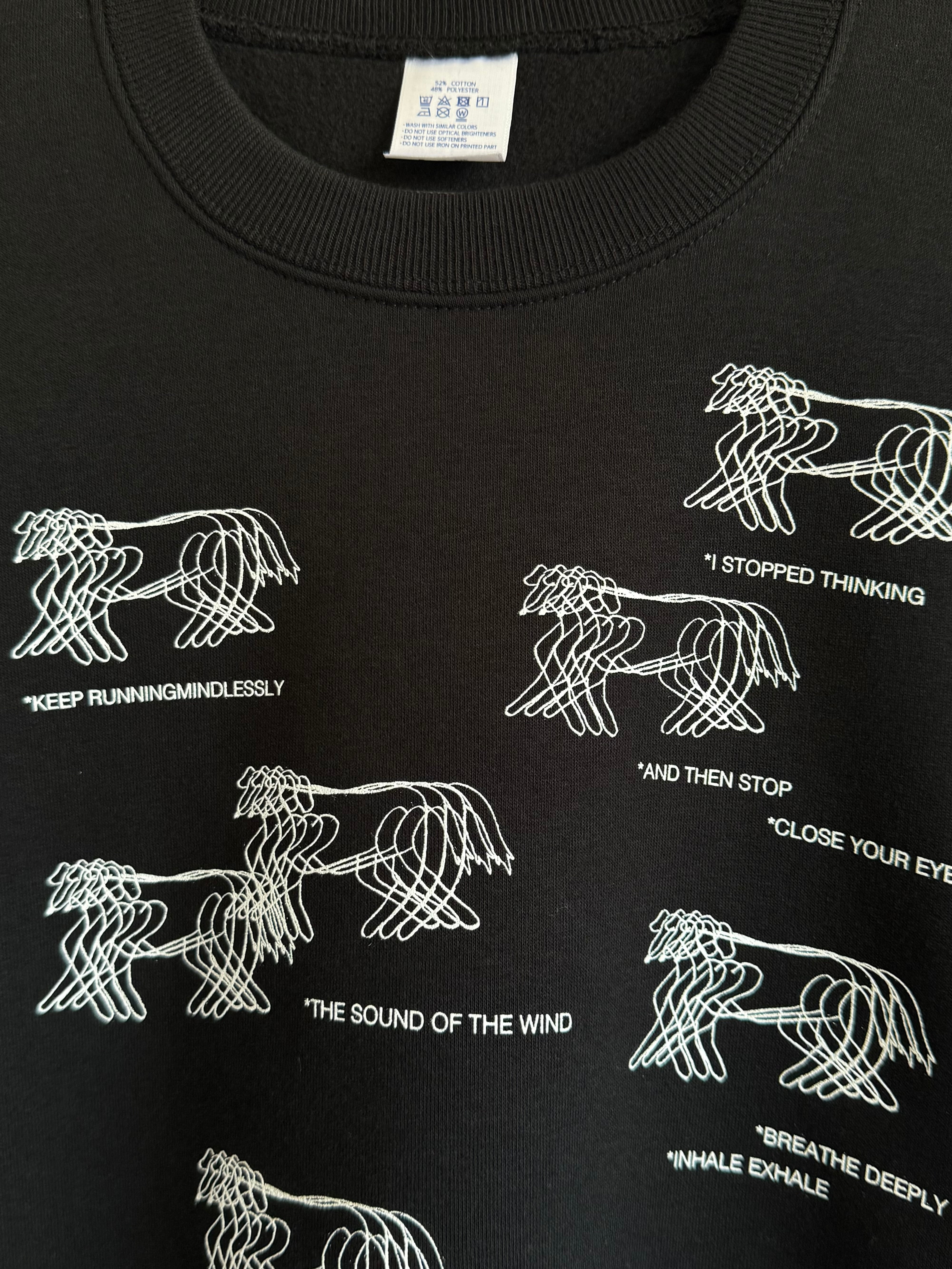 トップス RUNNING DOGS SWEAT SAX CONVENIENCE YOUNG RUNNING DOGS SWEAT : BLACK | CONVENIENCE YOUNG