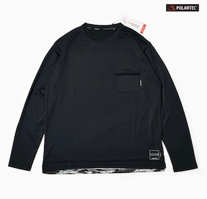 MMA(MOUNTAIN MARTIAL ATRTS) MMA Pocket Long Tee POLARTEC® version (Black)