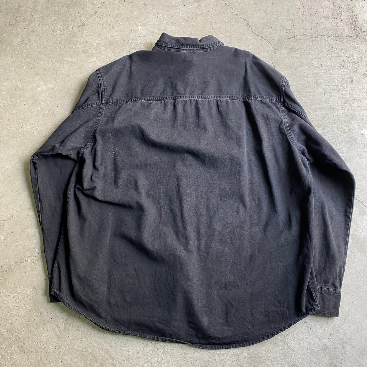 ビッグサイズ Levi's リーバイス 長袖 ブラックデニムシャツ メンズ2XL