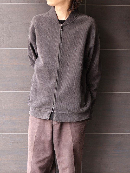 【EMPORIO ARMANI】micro suede bomber jacket