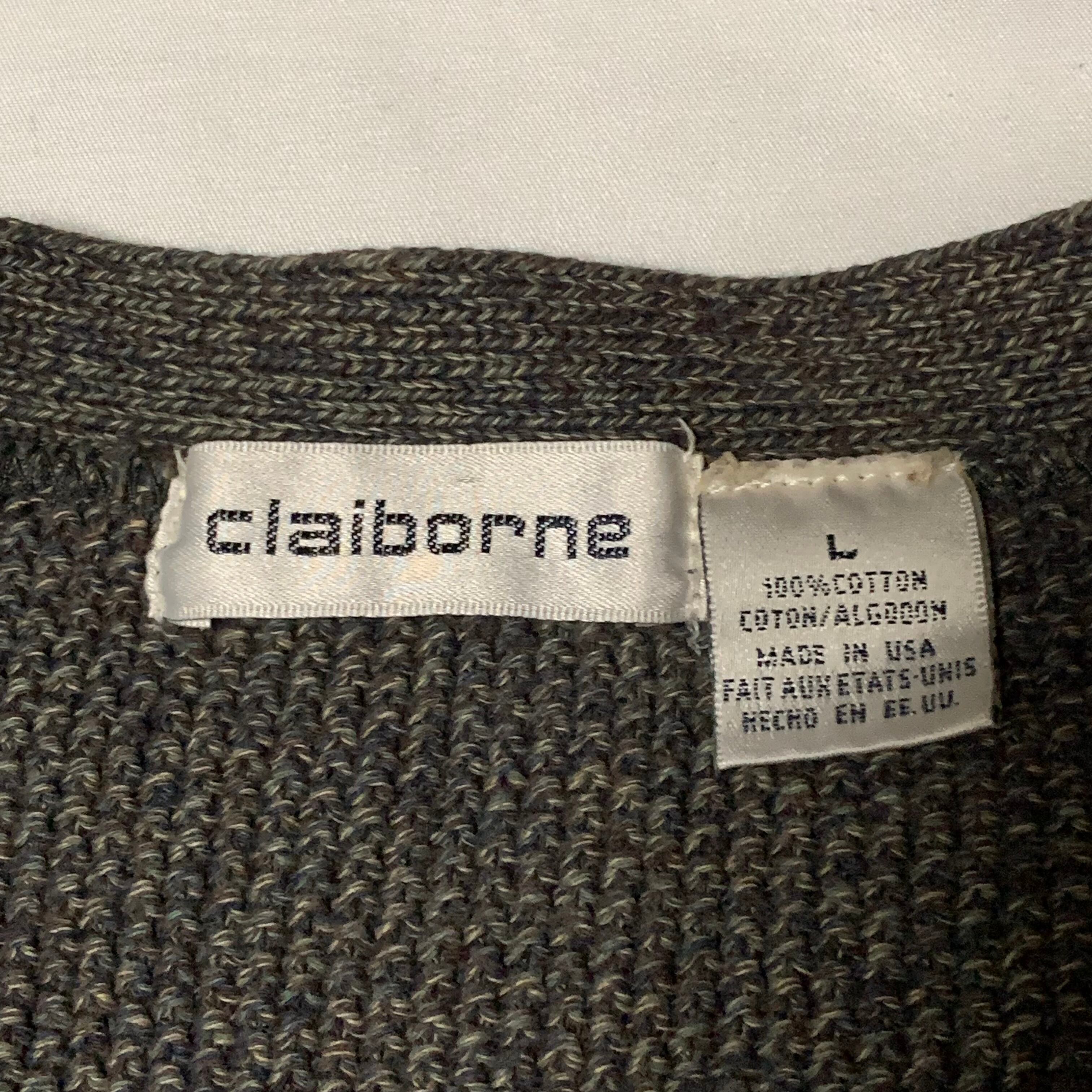 ニット/セーターUSA製　90s Claiborne Design Knit ヴィンテージ