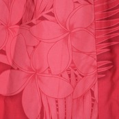 【ハワイ製 フラダンス衣装】レッド T&L MUUMUU FACTORY ワンピース ドレス プルメリア柄 花柄 華やか 鮮やか アロハ かわいい