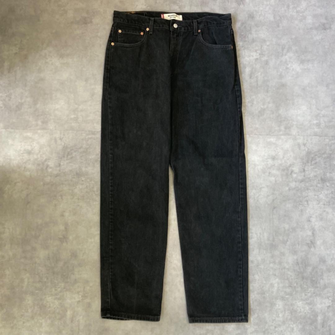 リーバイス550 W36 ブラックデニム 黒 カナダ製 00s 12576