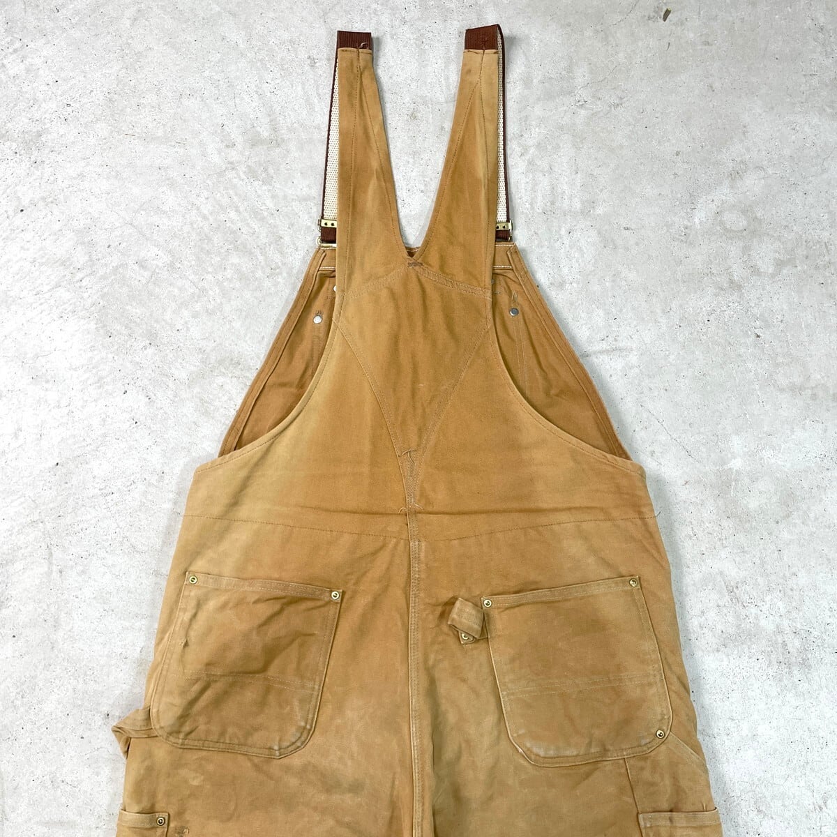 80-90年代 Carhartt カーハート ダック地 ダブルニー オーバーオール