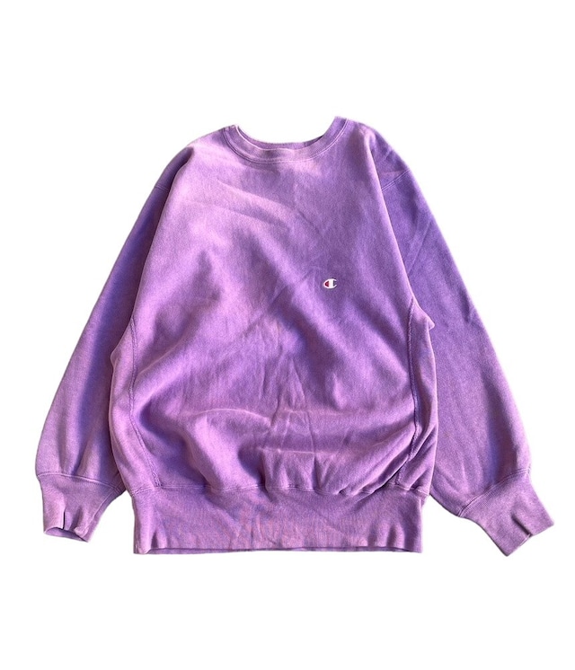 Vintage 90s L Champion reverse weave sweatshirt -Purple plain-