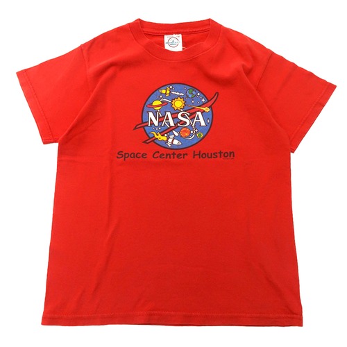 【150cm】USED NASA スペースセンターヒューストン プリントTシャツ【7927】