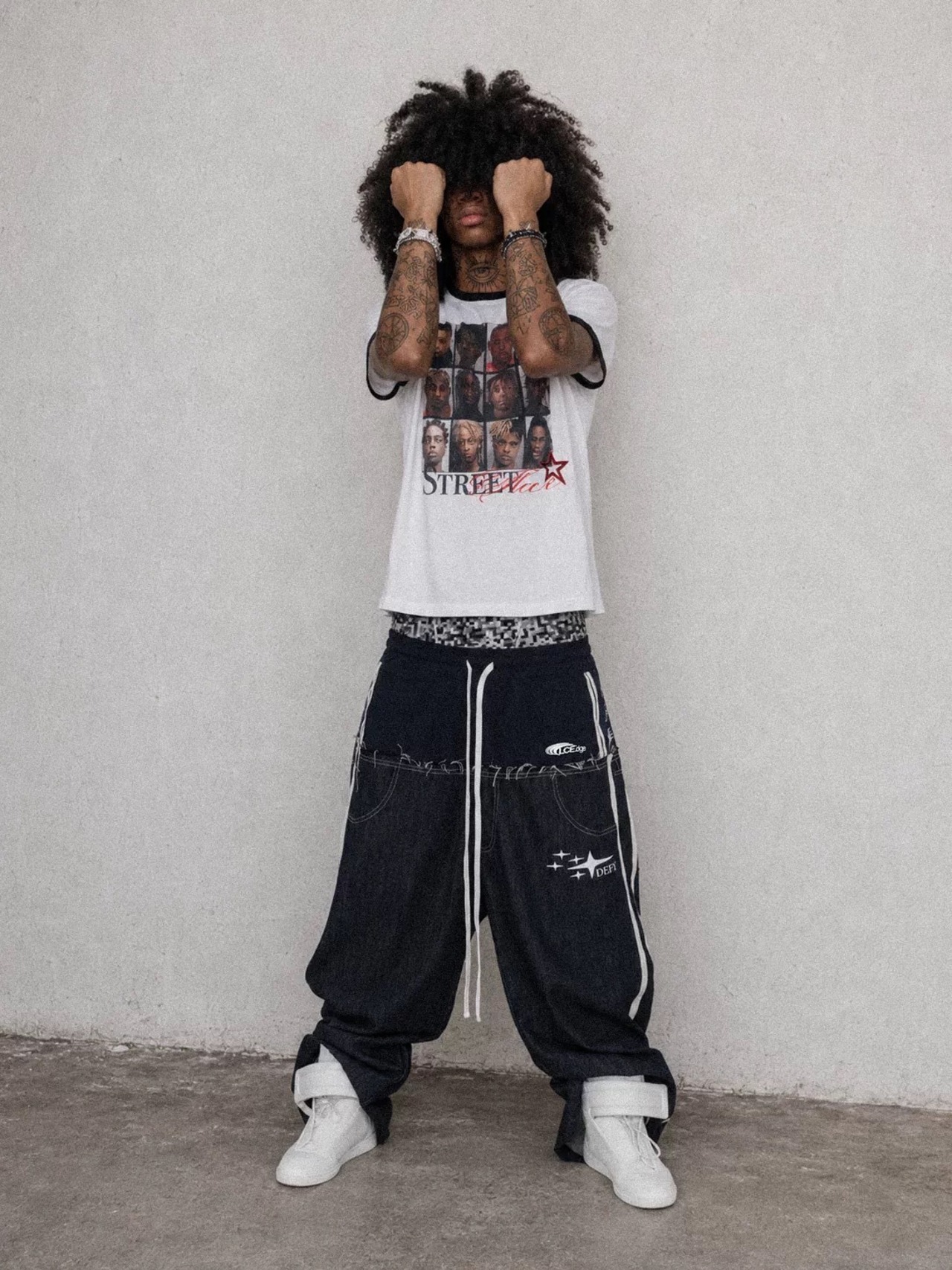 【LoseControlEdge】STREET STAR PORTRAIT T-SHIRT
