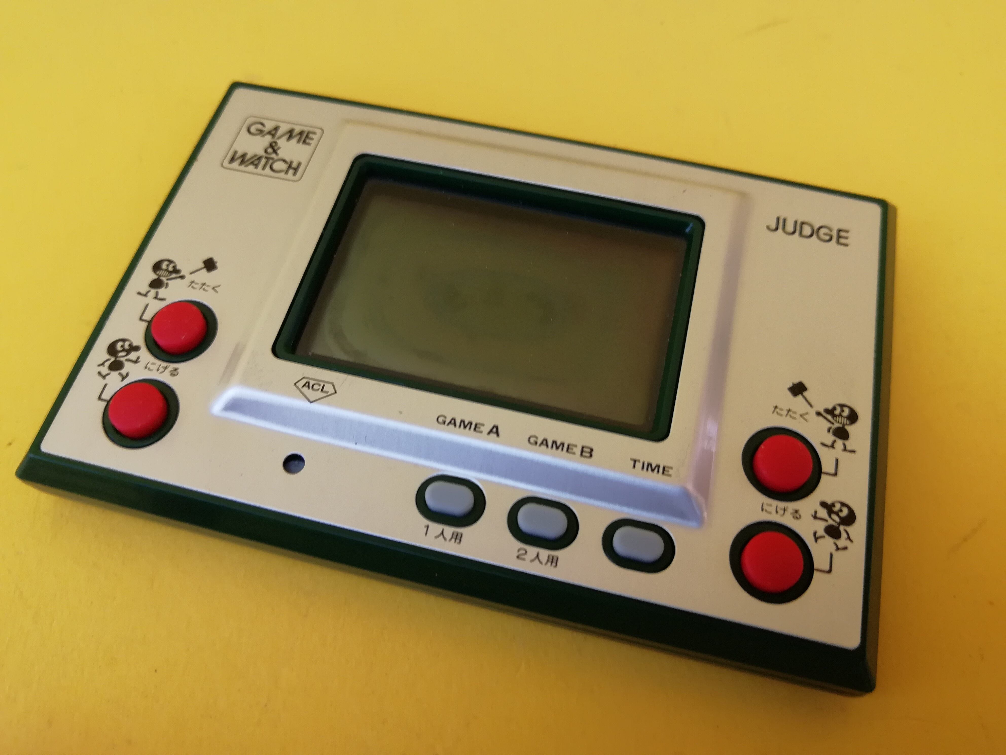 携帯ゲームウォッチ　GAME &WATCH 任天堂　稼働品judgeジャッジ