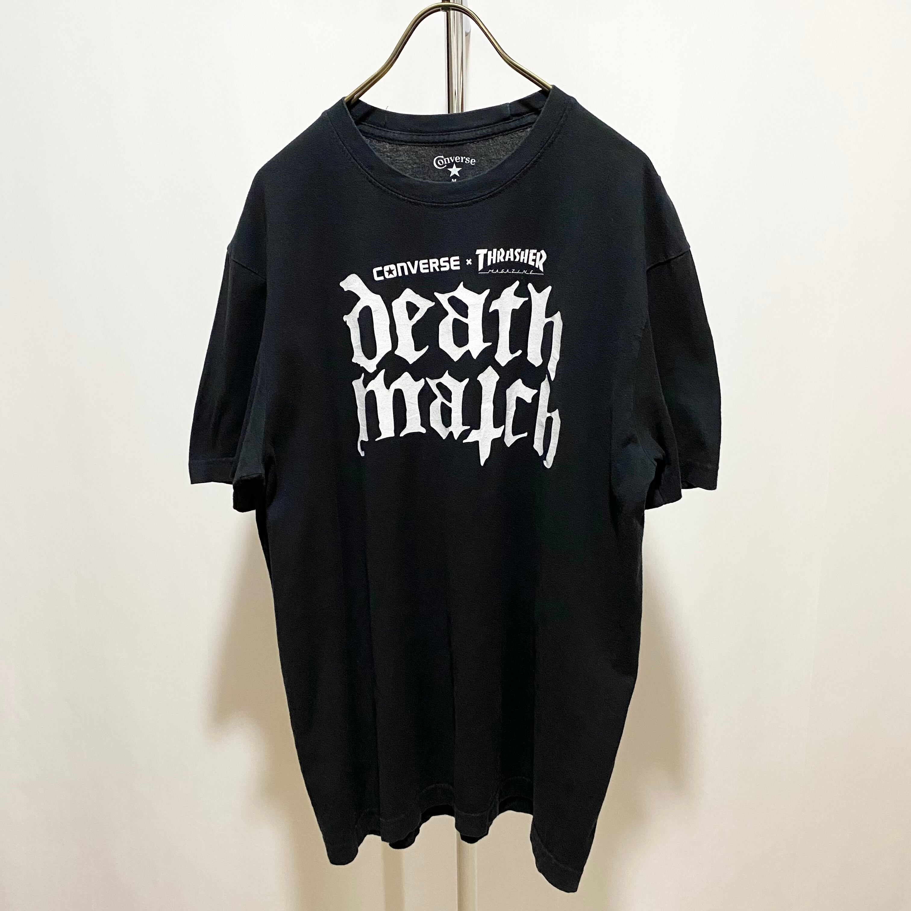 OUTLET】Converse×Thrasher "Death Match" Tee Black | IDLS Online