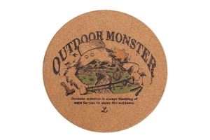 【アウトドアモンスター】コルクコースター鍋敷き