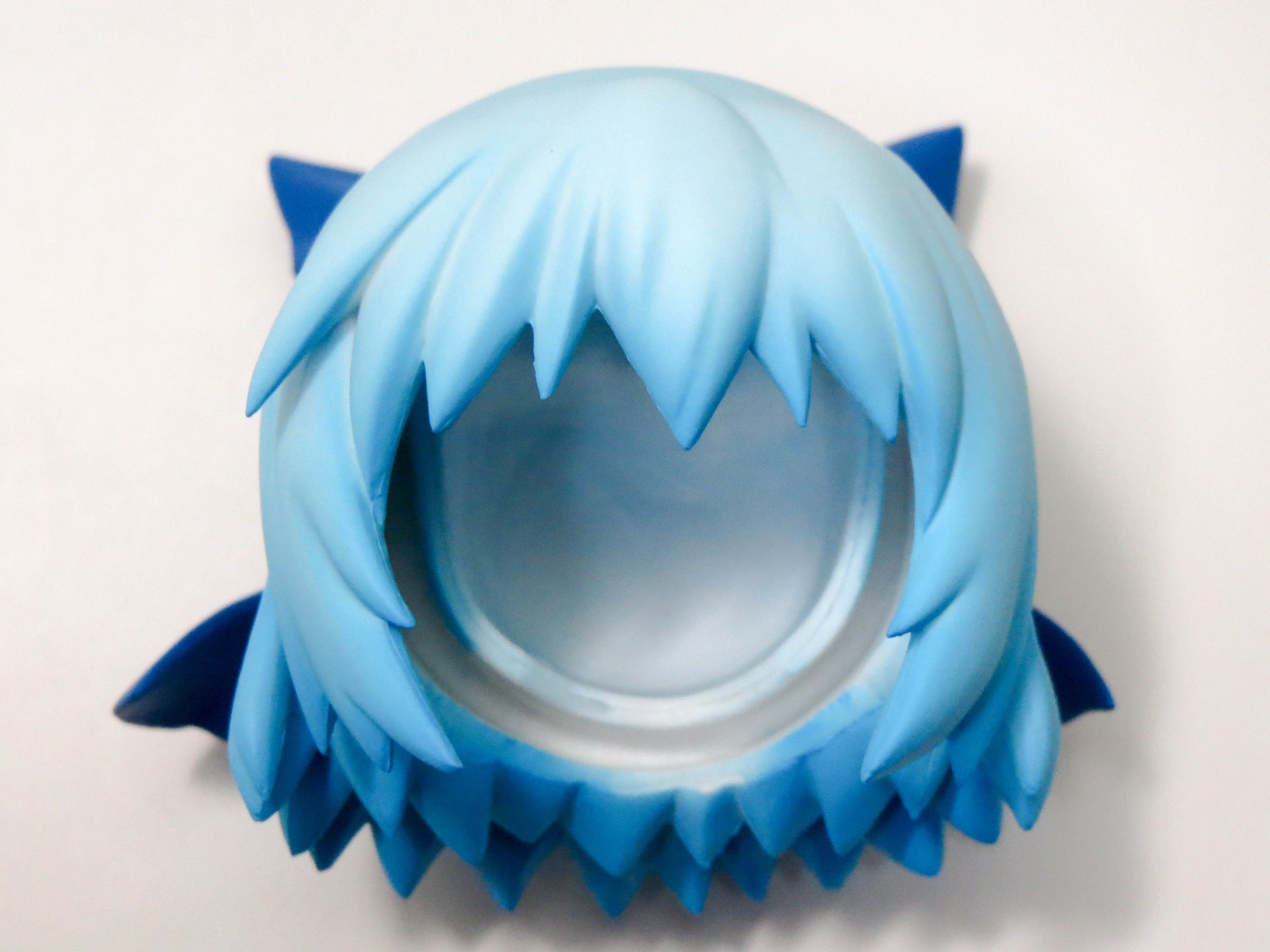 再入荷【167b】 日焼けしたチルノ 髪パーツ ボブヘアー ねんどろいど