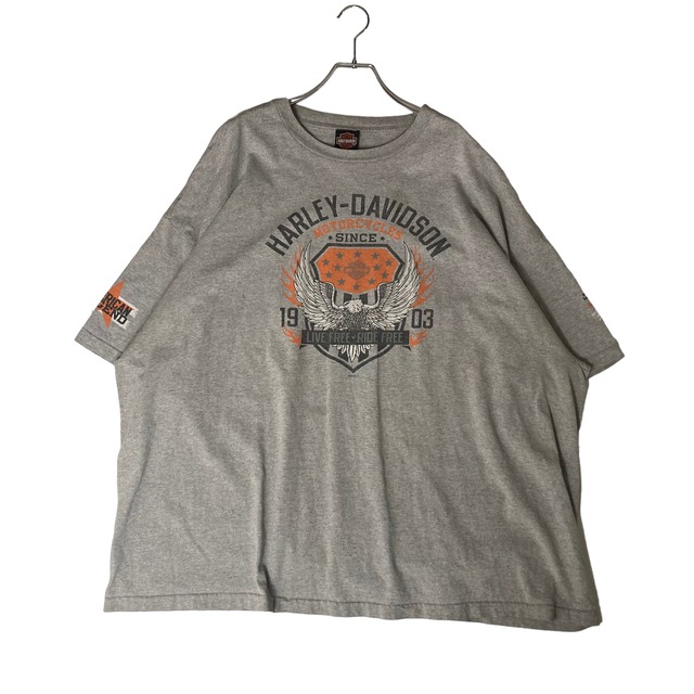 【90s】HARLEY DAVIDSON    半袖Tシャツ　4XL   プリント  Vintage
