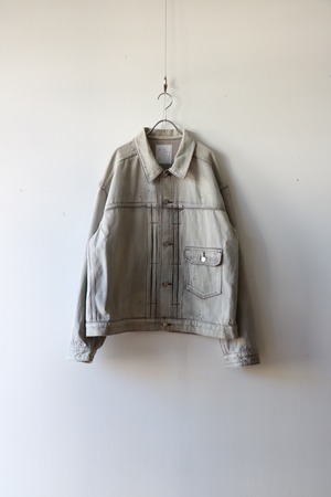 Ancellm -LAYERING COLOR DENIM JACKET- / ANC-JK67 / アンセルム レイヤリングカラー デニムジャケット