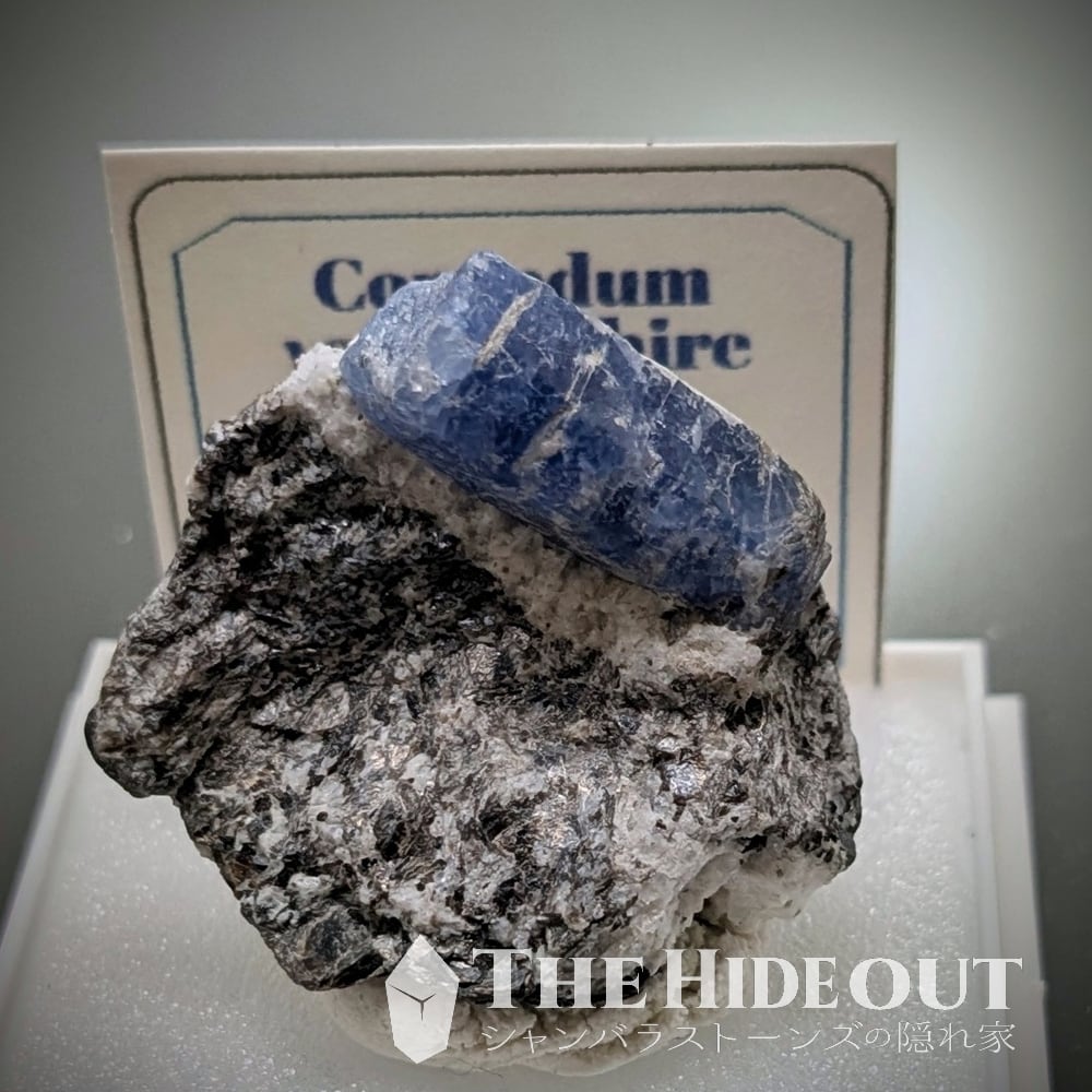 ヒマラヤ産鉱物原石標本009 タプレジュン地区産コランダム（サファイア