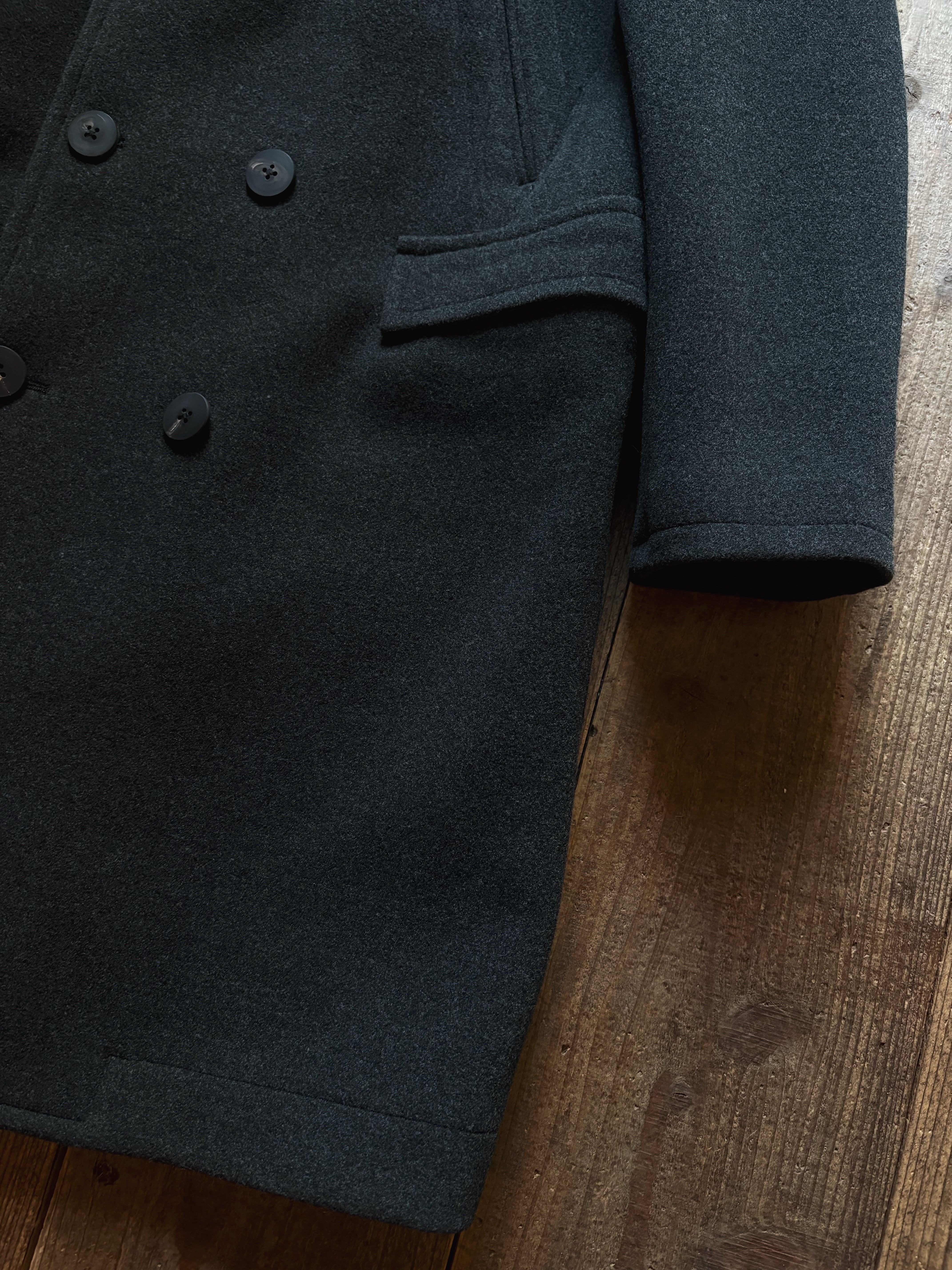 ANSNAM long p coat charcoal | TALE COCOON
