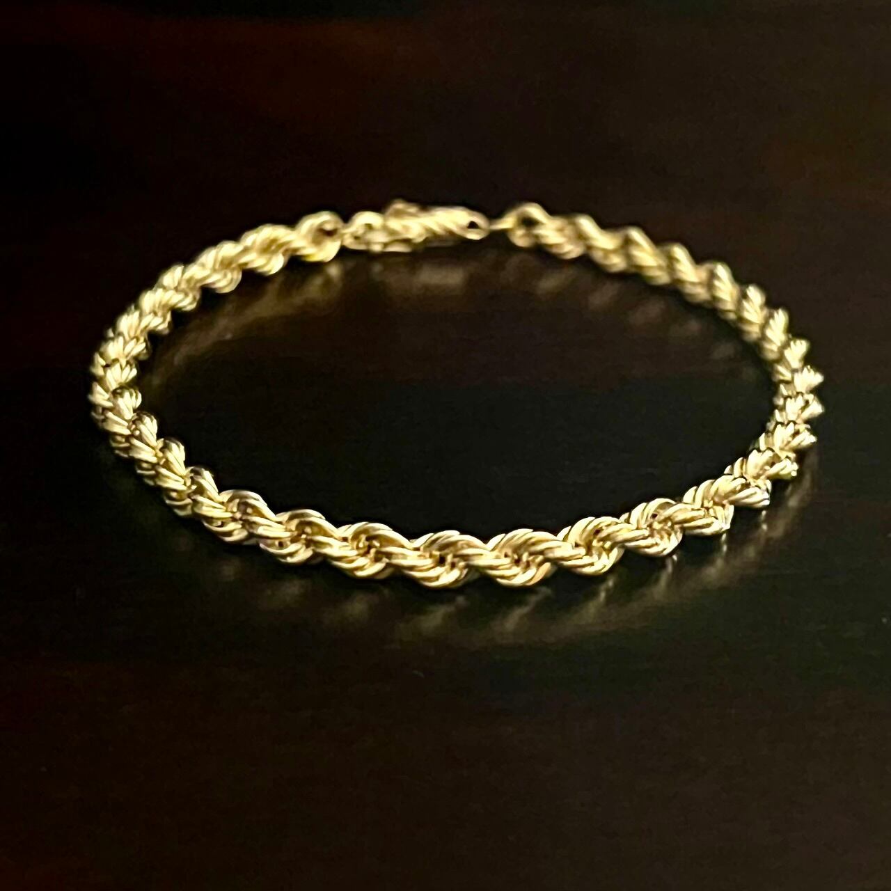 VINTAGE TIFFANY & CO. 14K Gold Twist Rope Bracelet | ヴィンテージ
