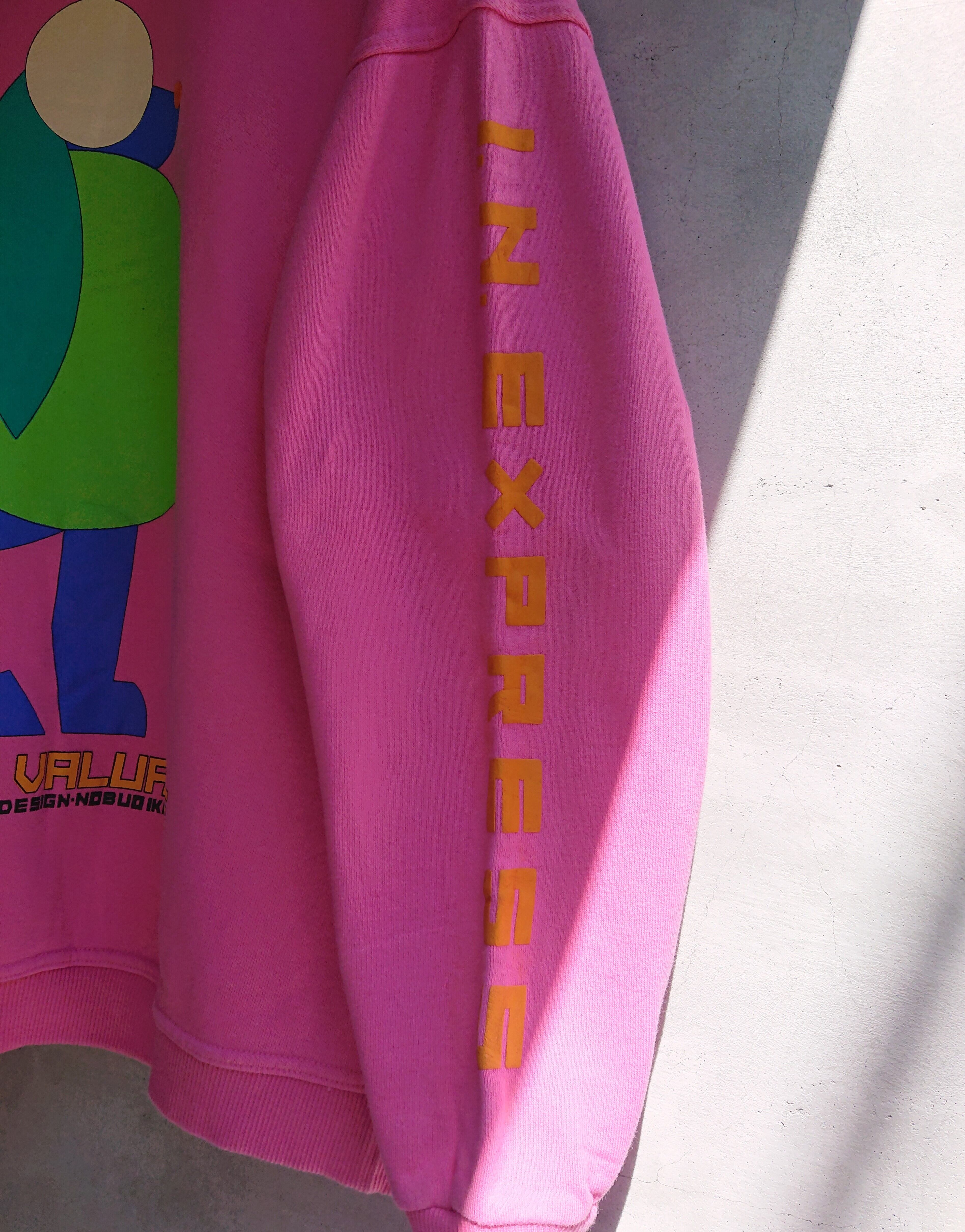 1980s I.N.EXPRESS BY NOBUO IKEDA PRINT SWEAT SHIRTS | BOW & ARROW