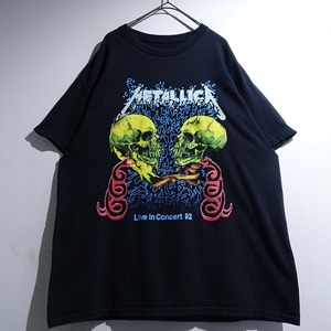 “METALLICA” Black Print Band T-Shirt