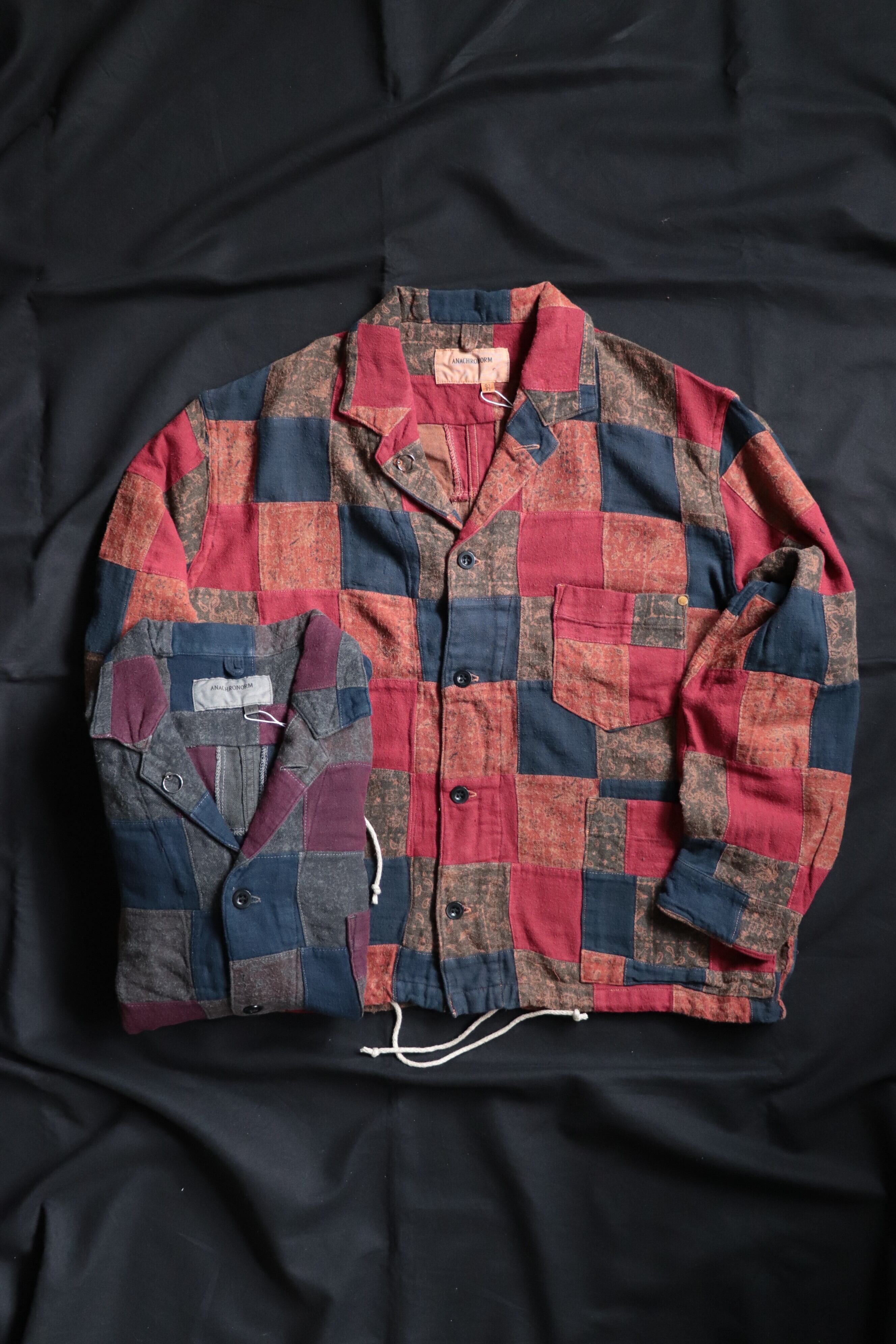 ANACHRONORM/アナクロノーム　PATCH WORK COVERALL SHIRT　AN074