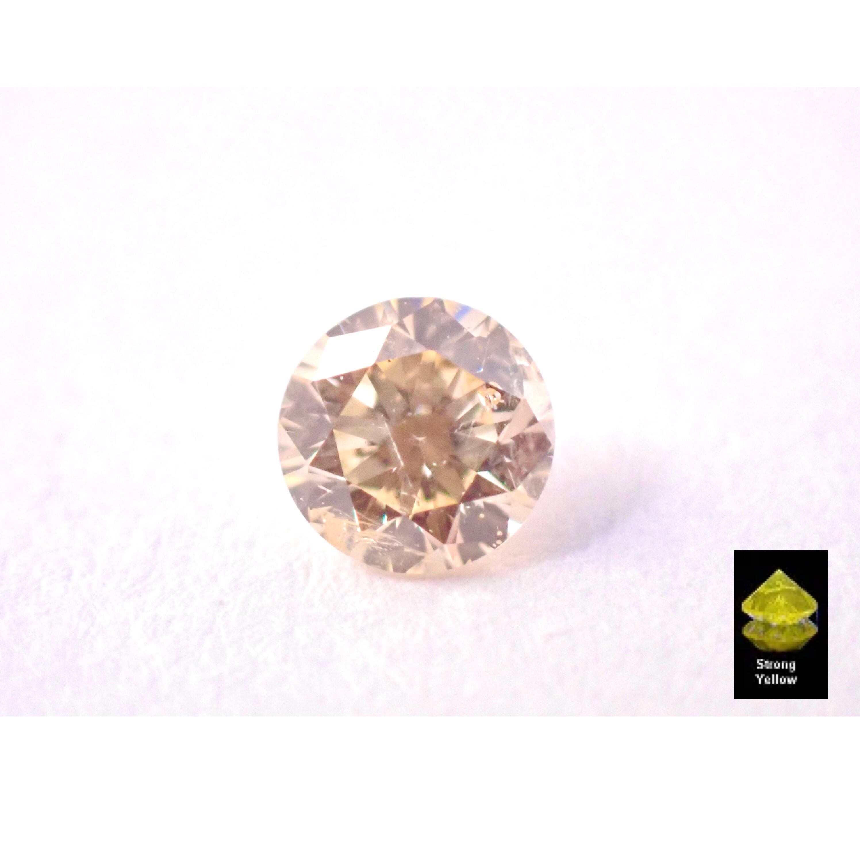 イェローダイヤモンドルース/ FANCY YELLOW/ 0.300 ct.