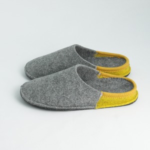 NUVOLA BICO ルームシューズ Gray / yellow［ Le Clare ］