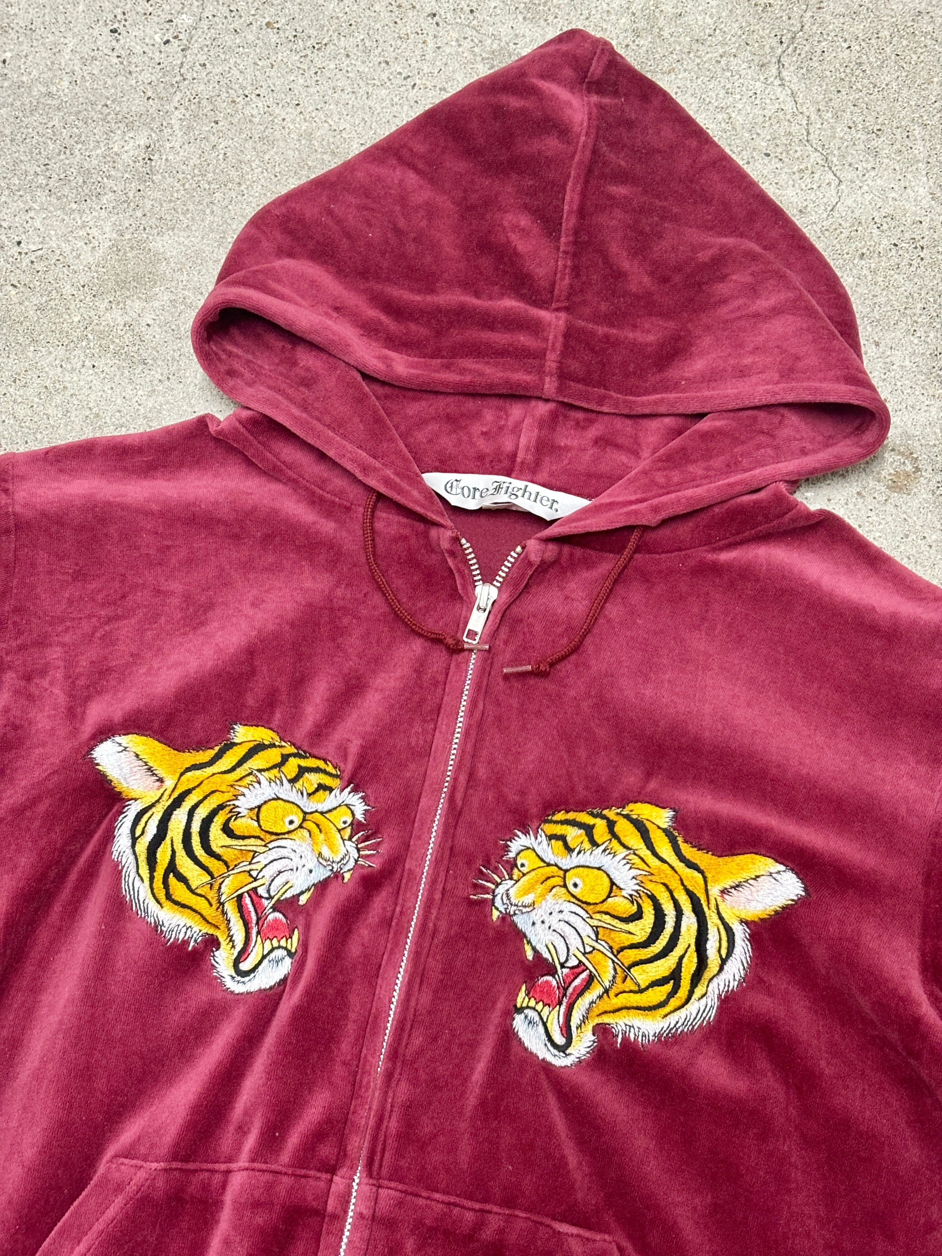 00s COREFIGHTER/paco excel devil zip up Hoodie/初期/L/パクセル/虎