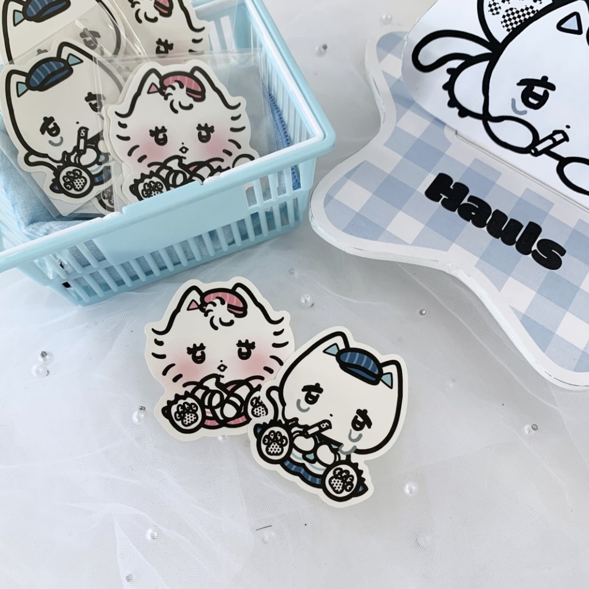 ねこカフェ店員ステッカー | Hauls