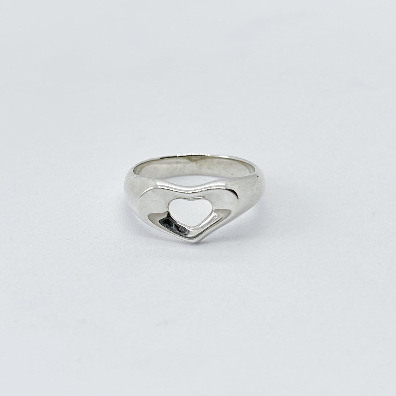 【TR5654】Tiffany&Co. heart ring/silver925/ティファニー/リング