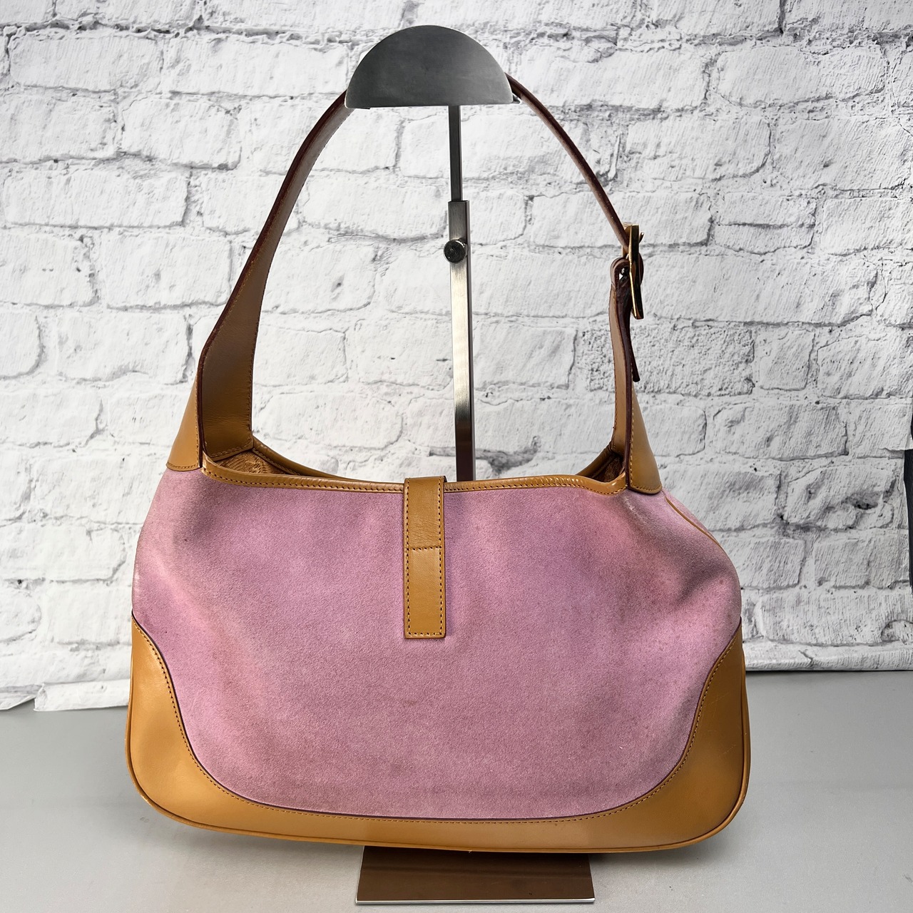 GUCCI グッチ ジャッキー ハンドバッグ ピンク A-14295