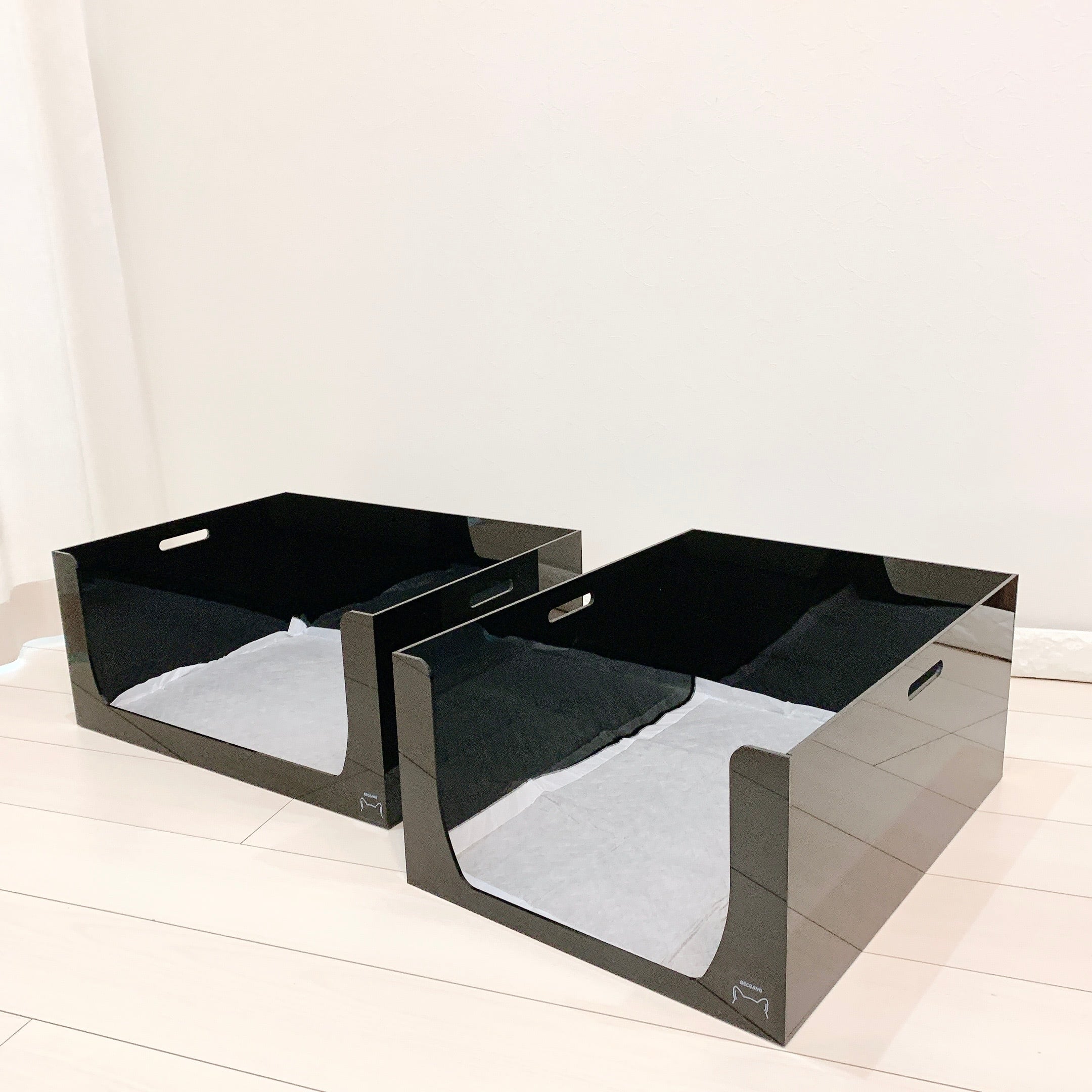 魅せるトイレ 横型 ブラック | BECOANO