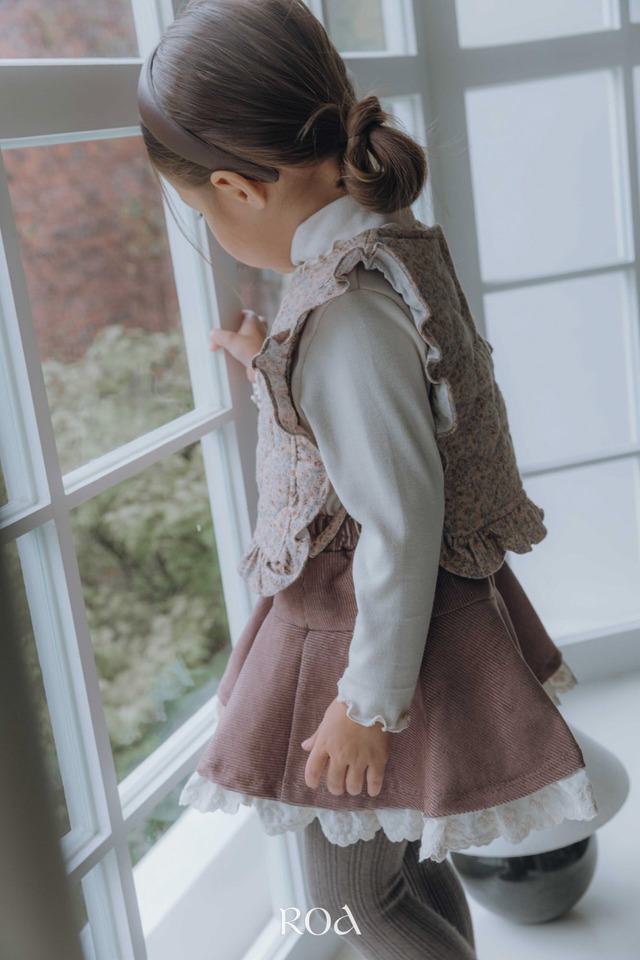【10/29〆予約】<Roa>  Home lace skirt
