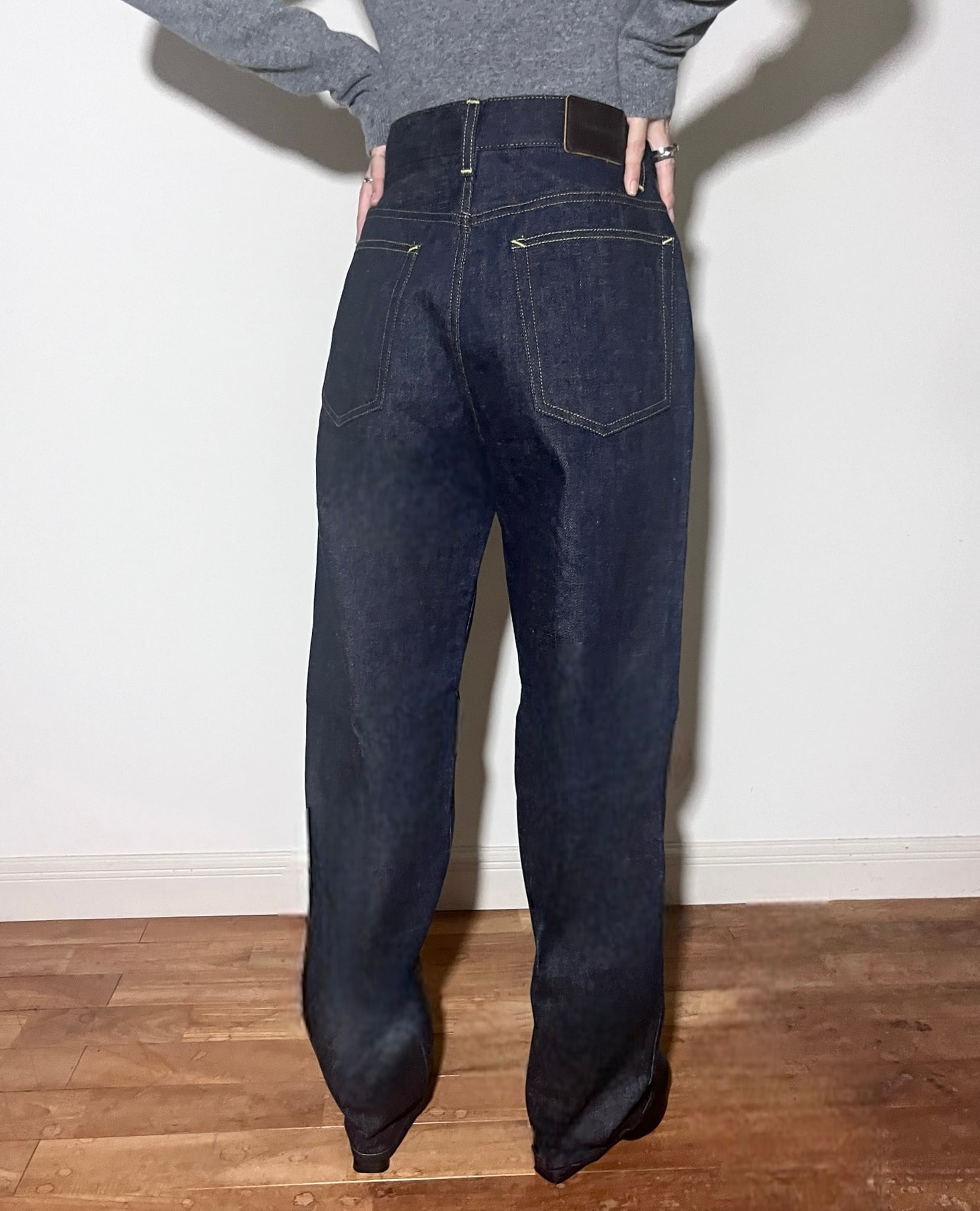 FUMIKA UCHIDA [DENIM STRAIGHT PANTS RIGID DENIM] | LILLY DEL SALONE 
