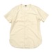[EBBETS FIELD FLANNELS] Classic Baseball Shirt USED Plane Ivory