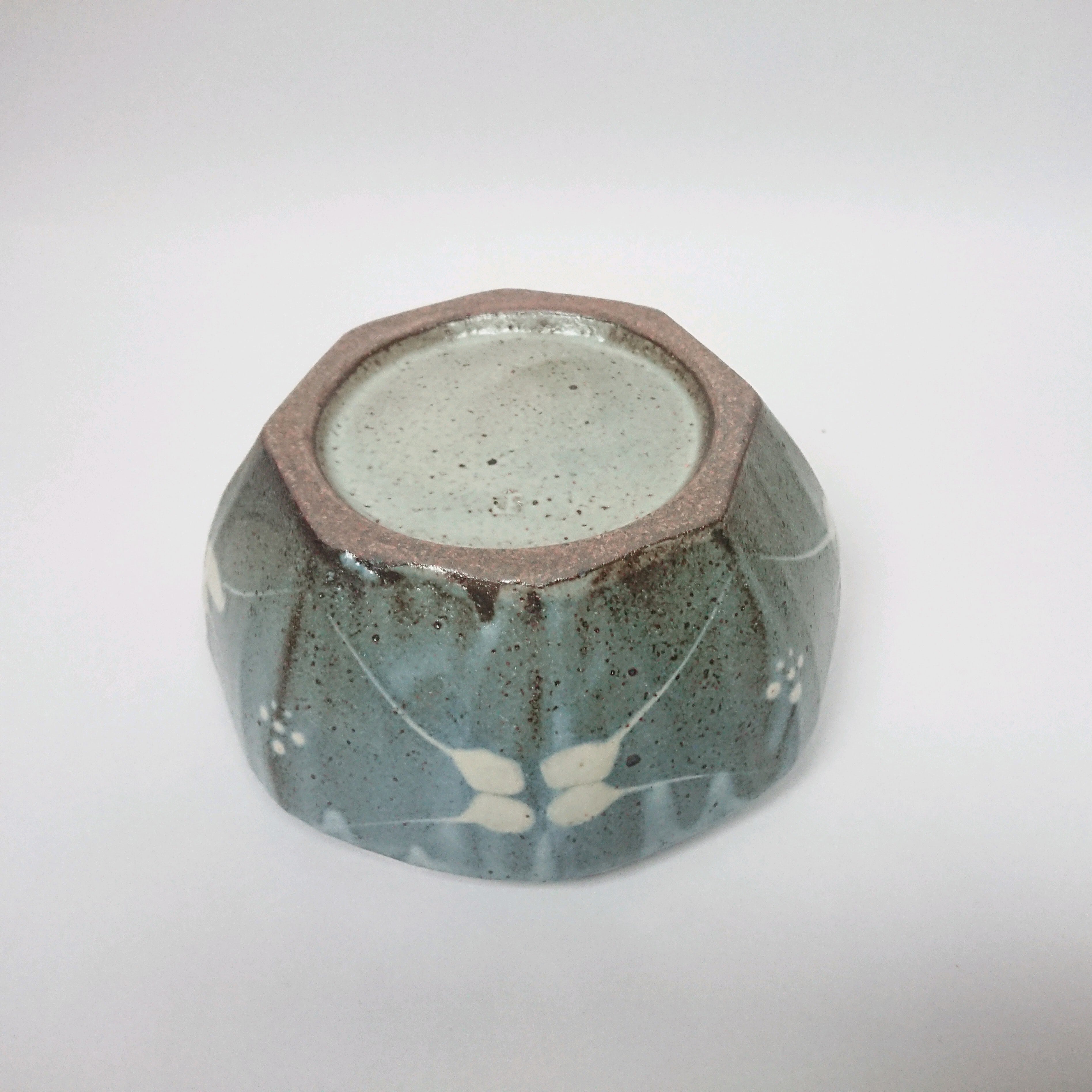 益子焼 神谷正一作 面取呉須梅文鉢 未使用品 | coshiki